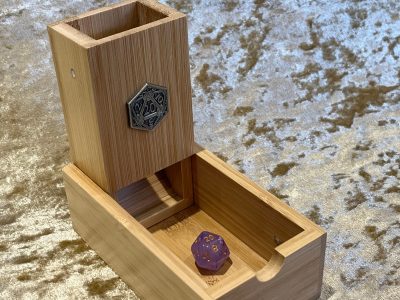 D20 Crit Collapsible Dice Tower for Dungeons and Dragons, Pathfinder, RPG, DM Gift for DnD