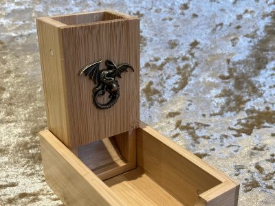 Dragon Collapsible Dice Tower for Dungeons and Dragons, Pathfinder, RPG, DM Gift for DnD