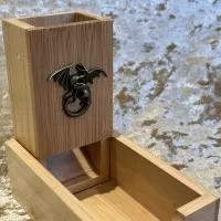 Dragon Collapsible Dice Tower for Dungeons and Dragons, Pathfinder, RPG, DM Gift for DnD