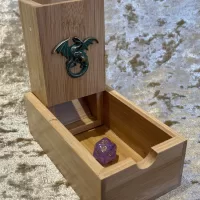Dragon Collapsible Dice Tower for Dungeons and Dragons, Pathfinder, RPG, DM Gift for DnD