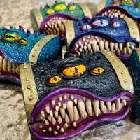 Dungeons and Dragons Mimic Monster Dice Box - resin