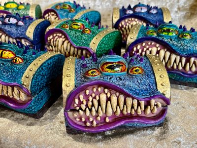 Dungeons and Dragons Mimic Monster Dice Box - resin - Image 2