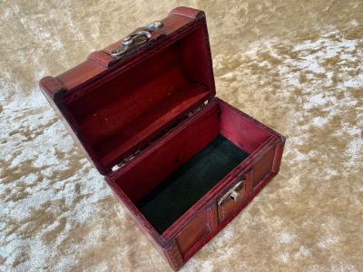 Witchcraft fantasy tree of life moon goddess chest featuring leather suede for witchcraft supplies and  accessories - Image 3