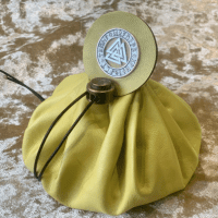 Leather Dice Bag Pouch for Dungeons and Dragons, RPG and Cosplay Larping Fantasy- LARGE