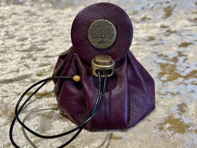 Dice Bag Dungeons and Dragons Leather Regular Dice Bag DnD Dicebag Coin Pouch LARP Bag for DnD Gifts RPG Gift Props larping - Image 2