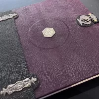 DM Screen Book Crit D20 Coin Story Book Genuine Leather Tome Dungeon Master DM Screen GM Screen Game Master Screen