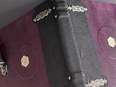 DM Screen Book Crit D20 Coin Story Book Genuine Leather Tome Dungeon Master DM Screen GM Screen Game Master Screen - Image 10