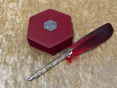 Dungeons and Dragons hexagonal Dice box vault for DnD Dice