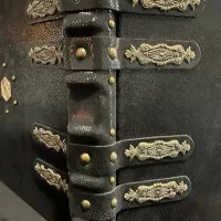 Epic DM Screen Dragon Genuine Leather Tome Dungeon Master DM Screen GM Screen Game Master Screen