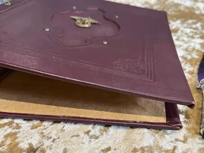 Leather Binder A4 Fantasy Dragon D&D, RPG, Prop, Tome Book Grimoire, Witchcraft, Blank - Image 5
