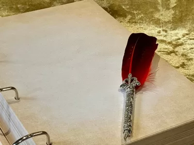 Leather Binder A4 Fantasy Dragon D&D, RPG, Prop, Tome Book Grimoire, Witchcraft, Blank - Image 7