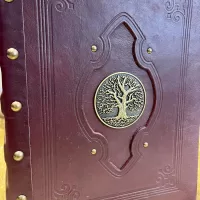 Leather Binder A4 Fantasy Tree of Life D&D, RPG, Prop, Weddings, Tome Book Grimoire, Witchcraft, Blank
