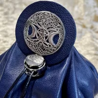 Leather Dice Bag Pouch for Dungeons and Dragons, RPG and Cosplay Larping Fantasy- REGULAR