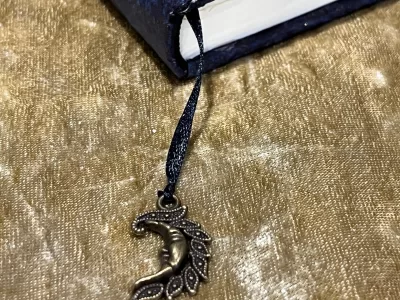 Witchcraft Triple Moon Goddess Notebook Journal Vegan Leather Look with Gold Shimmer Tree of Life Diary gift for Dnd and Pathfinder Notes - Image 5