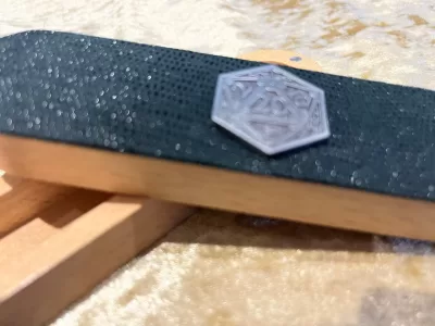 Dice Vault | Dungeons and Dragons | Silver D20 | Green Dragon Scale leather on lid | DnD | Dungeon Gifts RPG Gift - Image 2