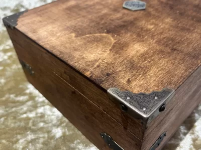 Chest Dungeons and Dragons Chest with metal D20 RPG box and DnD Dice Box - Image 5
