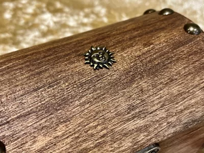 Custom D20 Chest | Fantasy | Wooden | DND Dice | DnD Dice  | Box for Dungeons and Dragons | DnD Gift - Image 8