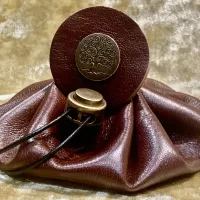 Dice Bag Dungeons and Dragons Leather Regular Dice Bag DnD Dicebag Coin Pouch LARP Bag for DnD Gifts RPG Gift Props larping