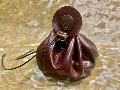 Dice Bag Dungeons and Dragons Leather Regular Dice Bag DnD Dicebag Coin Pouch LARP Bag for DnD Gifts RPG Gift Props larping - Image 2