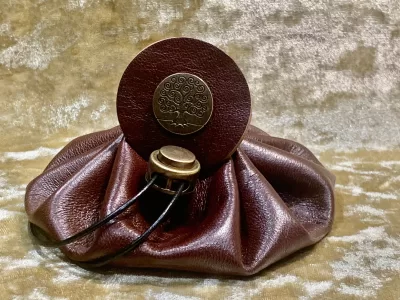 Dice Bag Dungeons and Dragons Leather Regular Dice Bag DnD Dicebag Coin Pouch LARP Bag for DnD Gifts RPG Gift Props larping - Image 5