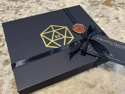 x 5 Dice Sets in Gift Box with Tray | Dungeons and Dragons | DnD Poly Sets | RPG Games | Pathfinder | Epic Christmas Gift - Image 2