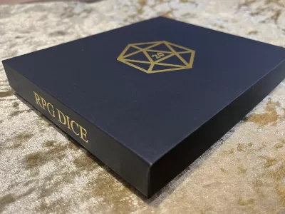 x 5 Dice Sets in Gift Box with Tray | Dungeons and Dragons | DnD Poly Sets | RPG Games | Pathfinder | Epic Christmas Gift - Image 4