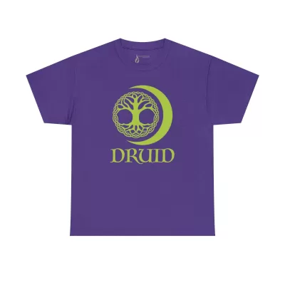 Druid | Unisex T-shirt | Dungeons and Dragons Style | Pathfinder Style | Fantastic Gift | Metal D20 Shirt | Dragon Dice Shirt - Image 62