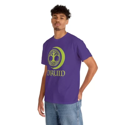Druid | Unisex T-shirt | Dungeons and Dragons Style | Pathfinder Style | Fantastic Gift | Metal D20 Shirt | Dragon Dice Shirt - Image 66