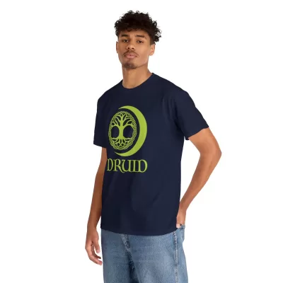 Druid | Unisex T-shirt | Dungeons and Dragons Style | Pathfinder Style | Fantastic Gift | Metal D20 Shirt | Dragon Dice Shirt - Image 54