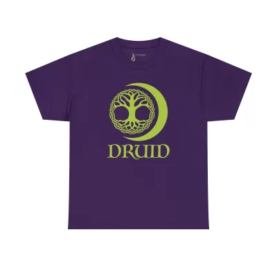 Druid | Unisex T-shirt | Dungeons and Dragons Style | Pathfinder Style | Fantastic Gift | Metal D20 Shirt | Dragon Dice Shirt - Image 74