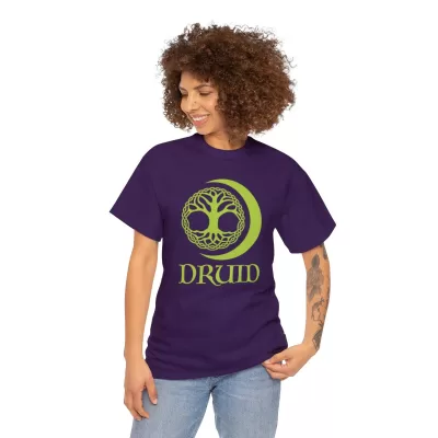 Druid | Unisex T-shirt | Dungeons and Dragons Style | Pathfinder Style | Fantastic Gift | Metal D20 Shirt | Dragon Dice Shirt - Image 73