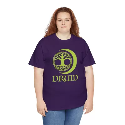 Druid | Unisex T-shirt | Dungeons and Dragons Style | Pathfinder Style | Fantastic Gift | Metal D20 Shirt | Dragon Dice Shirt - Image 79
