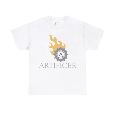 Artificer | Unisex T-shirt | Dungeons and Dragons Style | Pathfinder Style | Fantastic Gift | Metal D20 Shirt | Dragon Dice Shirt - Image 14