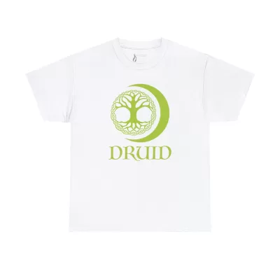 Druid | Unisex T-shirt | Dungeons and Dragons Style | Pathfinder Style | Fantastic Gift | Metal D20 Shirt | Dragon Dice Shirt - Image 14