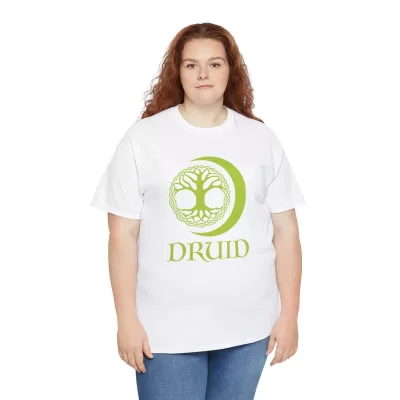 Druid | Unisex T-shirt | Dungeons and Dragons Style | Pathfinder Style | Fantastic Gift | Metal D20 Shirt | Dragon Dice Shirt - Image 19