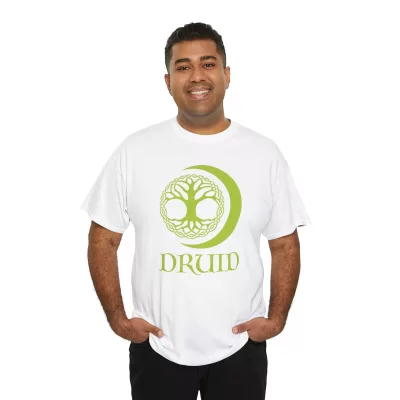 Druid | Unisex T-shirt | Dungeons and Dragons Style | Pathfinder Style | Fantastic Gift | Metal D20 Shirt | Dragon Dice Shirt - Image 20