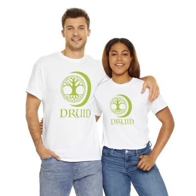 Druid | Unisex T-shirt | Dungeons and Dragons Style | Pathfinder Style | Fantastic Gift | Metal D20 Shirt | Dragon Dice Shirt - Image 22