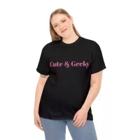 Cute Geeky | Unisex T-shirt | Dungeons and Dragons Style | Pathfinder Style | Fantastic Gift | Metal D20 Shirt | Dragon Dice Shirt