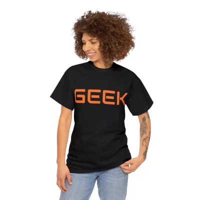 Geek | Unisex T-shirt | Dungeons and Dragons Style | Pathfinder Style | Fantastic Gift | Metal D20 Shirt | Dragon Dice Shirt - Image 4