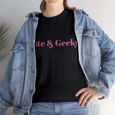 Cute Geeky | Unisex T-shirt | Dungeons and Dragons Style | Pathfinder Style | Fantastic Gift | Metal D20 Shirt | Dragon Dice Shirt - Image 9