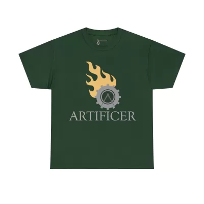 Artificer | Unisex T-shirt | Dungeons and Dragons Style | Pathfinder Style | Fantastic Gift | Metal D20 Shirt | Dragon Dice Shirt - Image 38