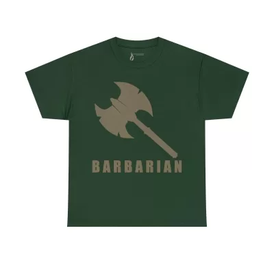 Barbarian | Unisex T-shirt | Dungeons and Dragons Style | Pathfinder Style | Fantastic Gift | Metal D20 Shirt | Dragon Dice Shirt - Image 38