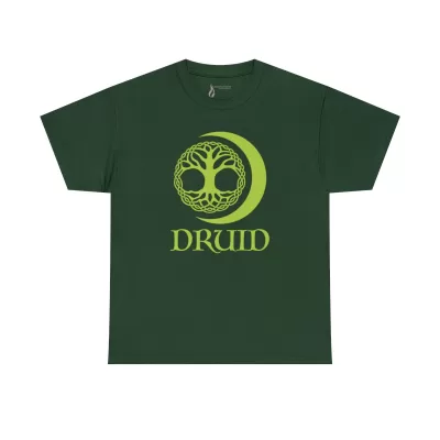Druid | Unisex T-shirt | Dungeons and Dragons Style | Pathfinder Style | Fantastic Gift | Metal D20 Shirt | Dragon Dice Shirt - Image 38