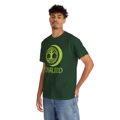 Druid | Unisex T-shirt | Dungeons and Dragons Style | Pathfinder Style | Fantastic Gift | Metal D20 Shirt | Dragon Dice Shirt - Image 42