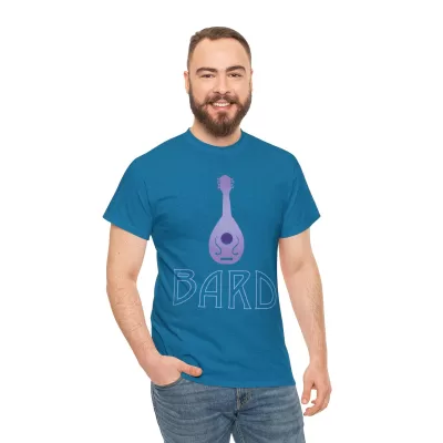 Bard | Unisex Class T-shirt | Dungeons and Dragons Style | Pathfinder Style | Fantastic Gift | Metal D20 Shirt | Dragon Dice Shirt - Image 61
