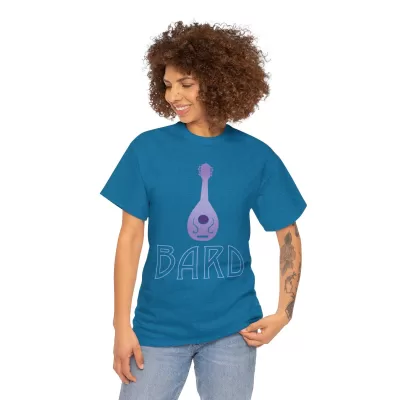 Bard | Unisex Class T-shirt | Dungeons and Dragons Style | Pathfinder Style | Fantastic Gift | Metal D20 Shirt | Dragon Dice Shirt - Image 64