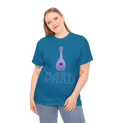 Bard | Unisex Class T-shirt | Dungeons and Dragons Style | Pathfinder Style | Fantastic Gift | Metal D20 Shirt | Dragon Dice Shirt - Image 65