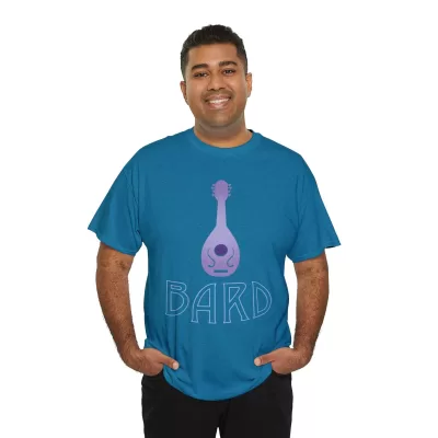 Bard | Unisex Class T-shirt | Dungeons and Dragons Style | Pathfinder Style | Fantastic Gift | Metal D20 Shirt | Dragon Dice Shirt - Image 68