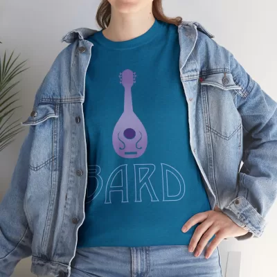 Bard | Unisex Class T-shirt | Dungeons and Dragons Style | Pathfinder Style | Fantastic Gift | Metal D20 Shirt | Dragon Dice Shirt - Image 69