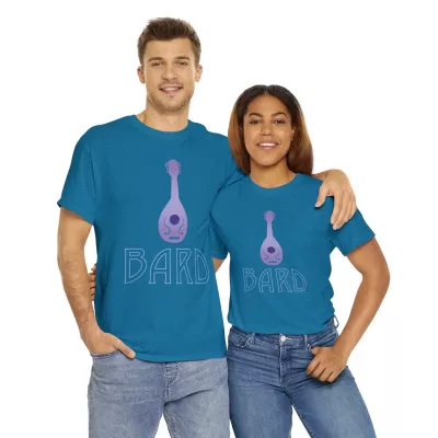 Bard | Unisex Class T-shirt | Dungeons and Dragons Style | Pathfinder Style | Fantastic Gift | Metal D20 Shirt | Dragon Dice Shirt - Image 70